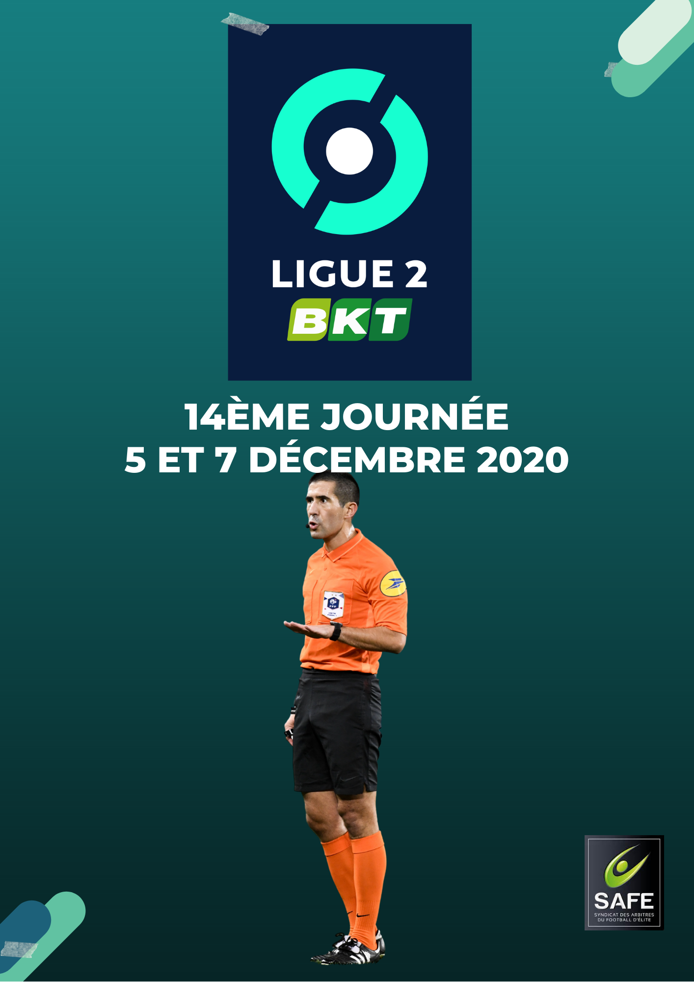 Désignations 14ème journée de Ligue 2